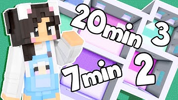 💜Minecraft BUT Every Room is a RANDOM TIME