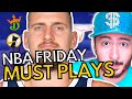 NBA DFS Friday 11/22 (DraftKings Underdog Prizepicks MUST PLAYS) | NBA DFS Picks + NBA Props