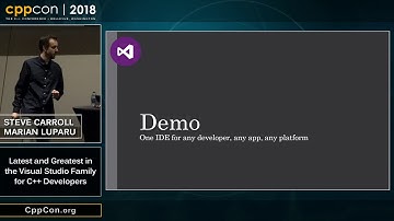 CppCon 2018: “Latest and Greatest in the Visual Studio Family for C++ Developers 2018”