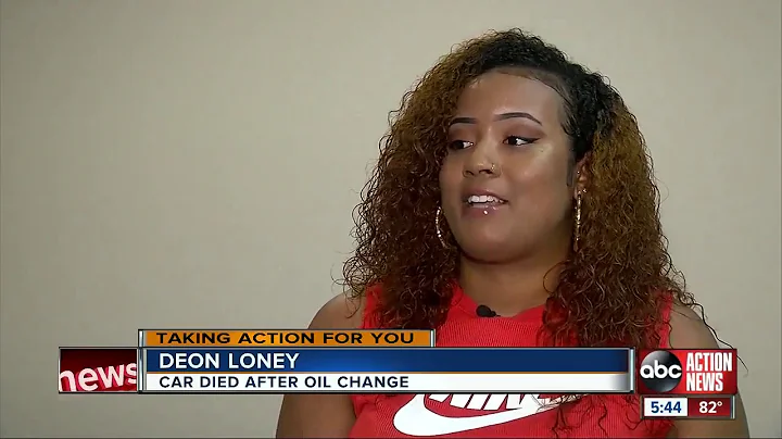 Tampa driver claims routine maintenance at local shop ruined her car’s engine