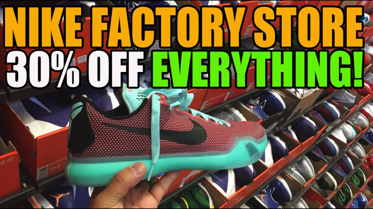 30 off nike factory store