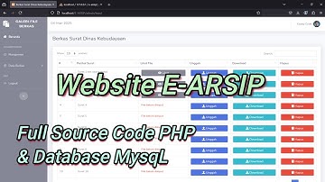 Source Code Website E-Arsip | Sistem Arsip Digital dengan PHP | Source Code Website E-Arsip