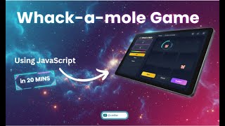 Whack-a-mole Game|| Game-7 || HTML|| CSS|| JavaScript || Tutorial || Frontend|| @CodlerOfficial
