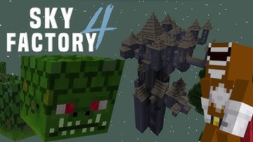 Exploring The Twilight Forest In The Sky!!! (Sky Factory 4 Ep4)