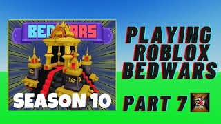 Playing Roblox Bedwars | Lucky Block Doubles | Part 7