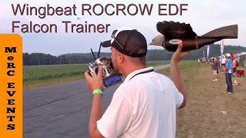 Flite Fest East OH 2018 - Wingbeat ROCROW EDF Falcon Trainer Demo