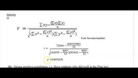 Product Moment Correlation Coefficient video