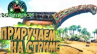 СТРИМ - Ark Survival Evolved - Неудачная Попытка Приручения Титанозавра