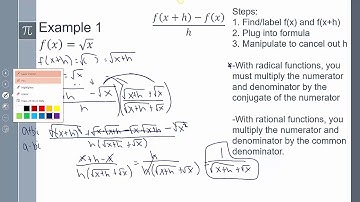 Precalculus- Lesson 5-3 Function Notation: Difference Quotient