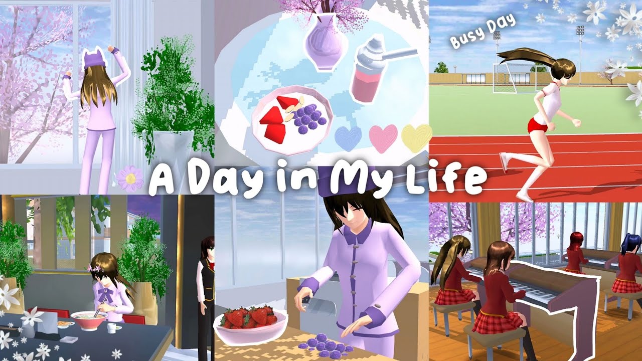 A Day in My Life 🌸✨ Busy Day Edition : Sakura School Simulator
