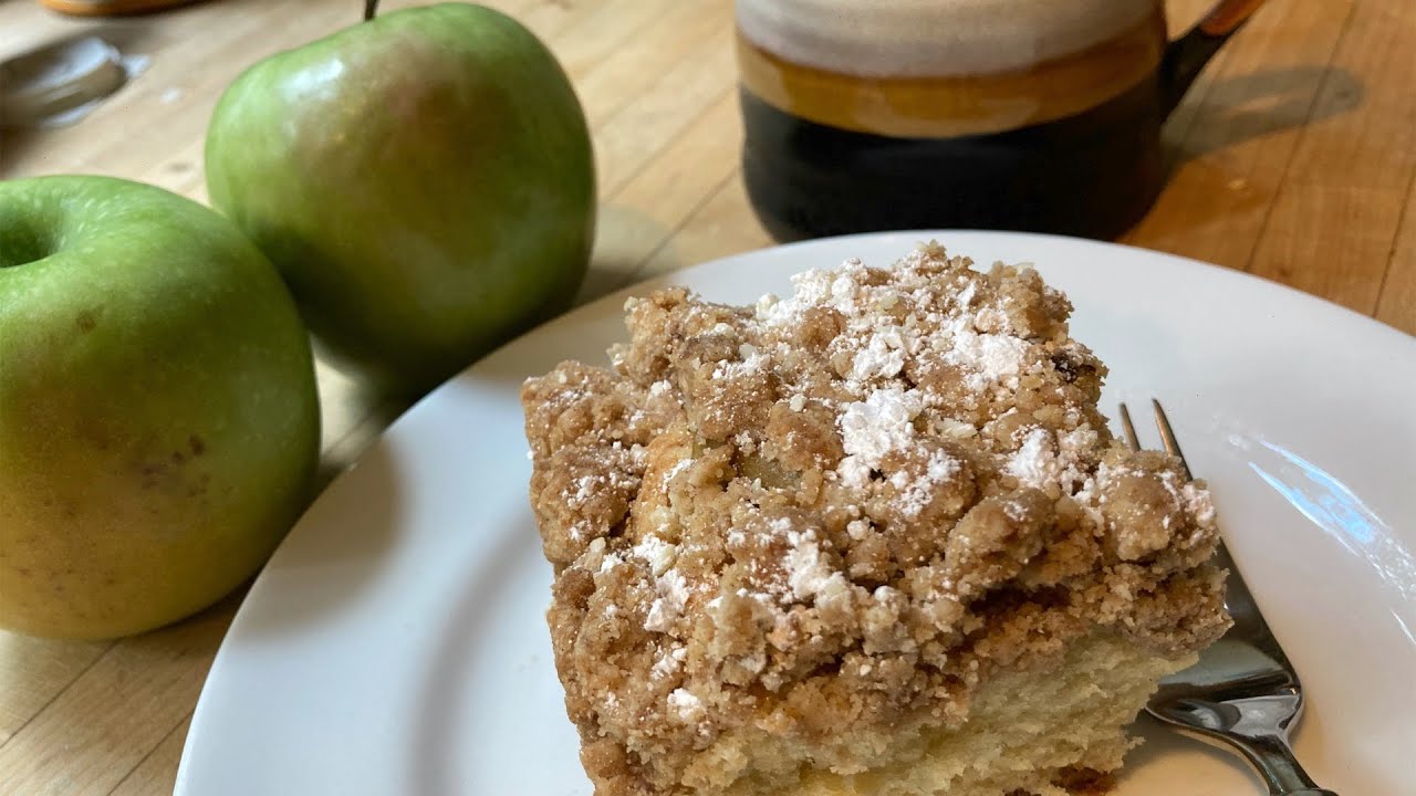 3 Layer Homemade Apple Crumb Cake For My Mom