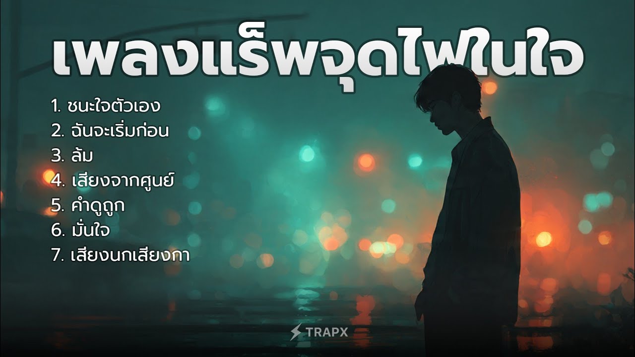 [Playlist] สู้ชีวิต ปลุกไฟ ฟังชิลๆ | แร็พไทย Vol.1