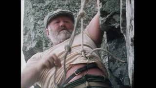 Don Whillans & Chris Bonington climb Dovedale Groove E1 5b,  Dove Crag, Dovedale.