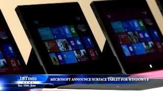 Microsoft announce Surface tablet for Windows 8