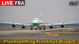 🔴Live Monday Sound Action Planespotting Frankfurt Airport 🛬🛫