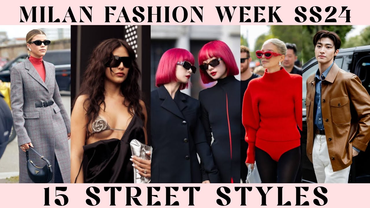 MILAN FASHION WEEK SS24 | Street Style | With Products ️ - YouTube