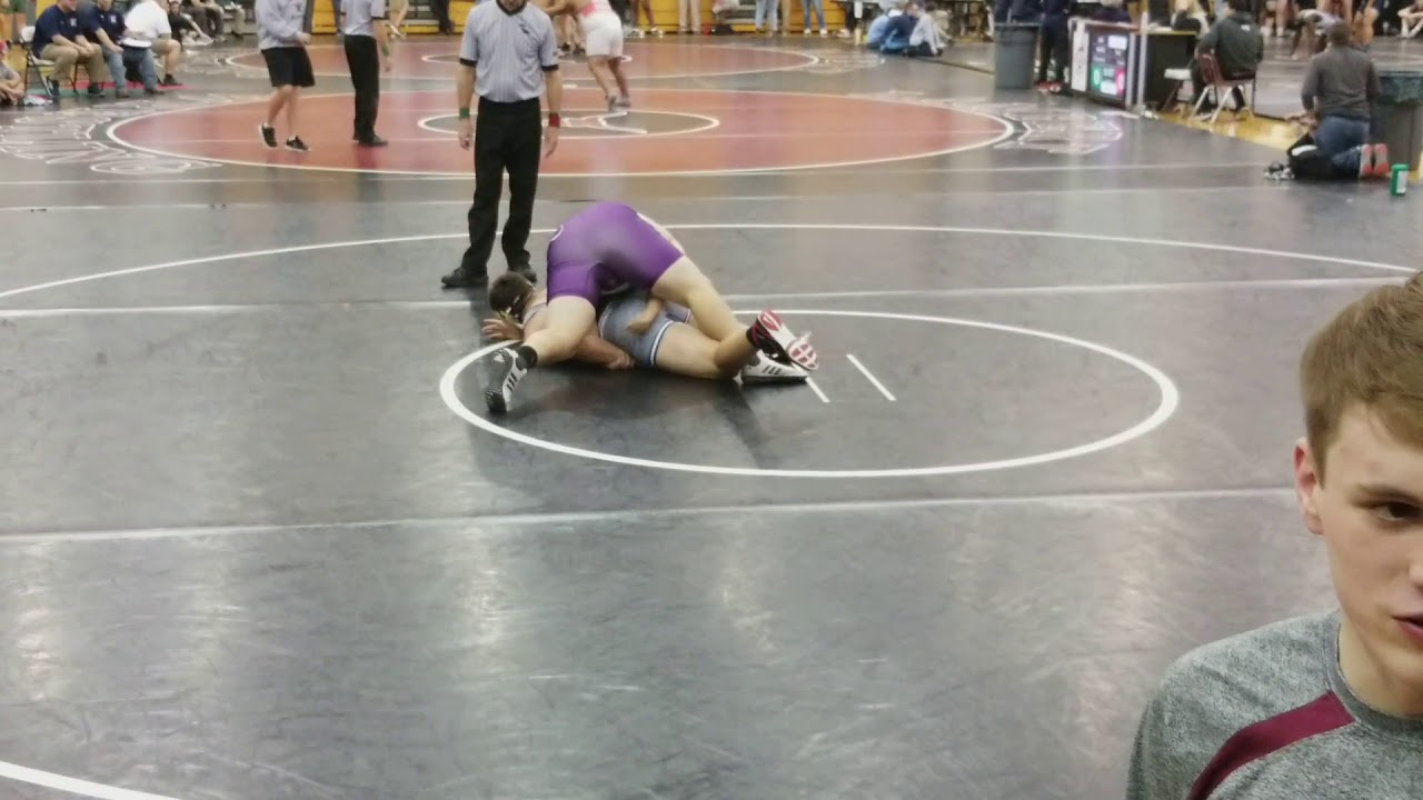 High School Wrestling 285 Cole Lewis vs Dylan Fairchild (West Forsyth