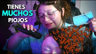 Asmr 😬 Tu Tia Te Saca Los Piojos 🐜 Y 👩🏻‍🦲( Te Rapa La Cabeza Demasiados Piojos )👩🏻‍🦲 - Vivalen Asmr