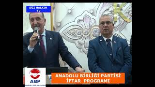 Anadolu Birliği Partisi İftar Programı