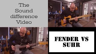 Video thumbnail of "Fender Telecaster Ultra vs Suhr Classic T - The sound of the pickups compared!"