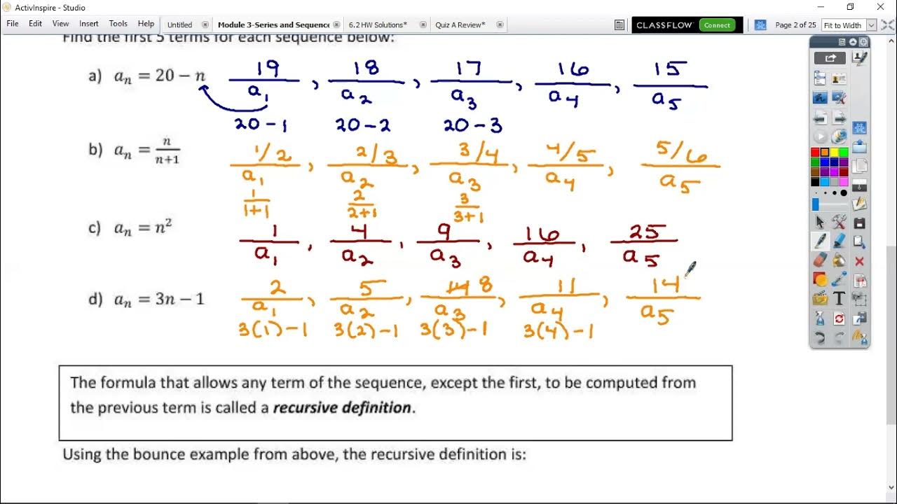 Algebra 2: Module 3 Lesson 1 - YouTube