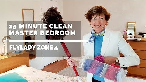 15 minute clean, Master Bedroom (Flylady Zone 4)