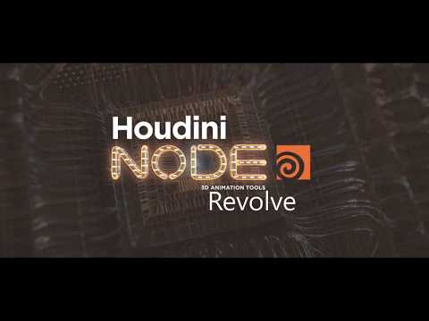 Houdini revolve node tutorial (RUS)