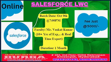 SALESFORCE LWC Online Training @ DURGASOFT