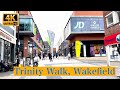 Walking tour wakefield city centre in 4k