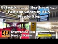 London Gatwick Airport to Heathrow Airport by fast and cheap BUS - Everything You Need to Know 4K