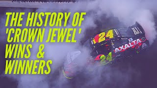 The History of Crown Jewel Wins u0026 Winners in NASCAR