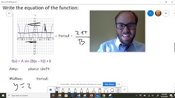 Writing Equations of Sinusoidal Functions Example 3