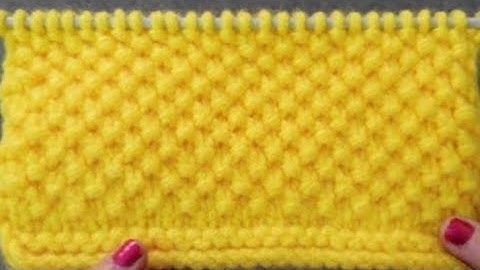 One loop knitting design. Easy knitting pattern No-33 for cordian/scarf/sweater & all projects