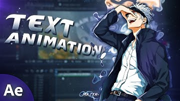 AMV Text Animation After Effects | Xenoz like Text Animation