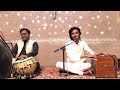 Ghazal  dekh kya rang e wafa  alisha khan  tabla by roop chohaan  in faislabad