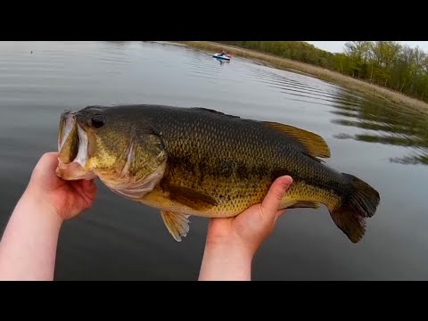 Big Bass Caught On Matzuo Nano Minnow 