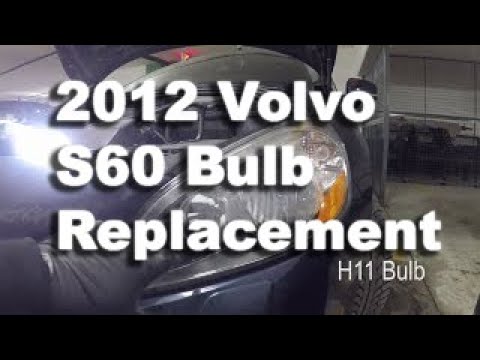 2012 Volvo S60 (Canada) Headlight Bulb Change