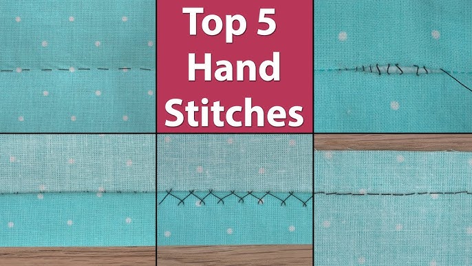 How to Sew Common Stitches by Hand – Beginner Sewing Projects