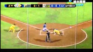 20120512 CPBL 王勝偉場內全壘打