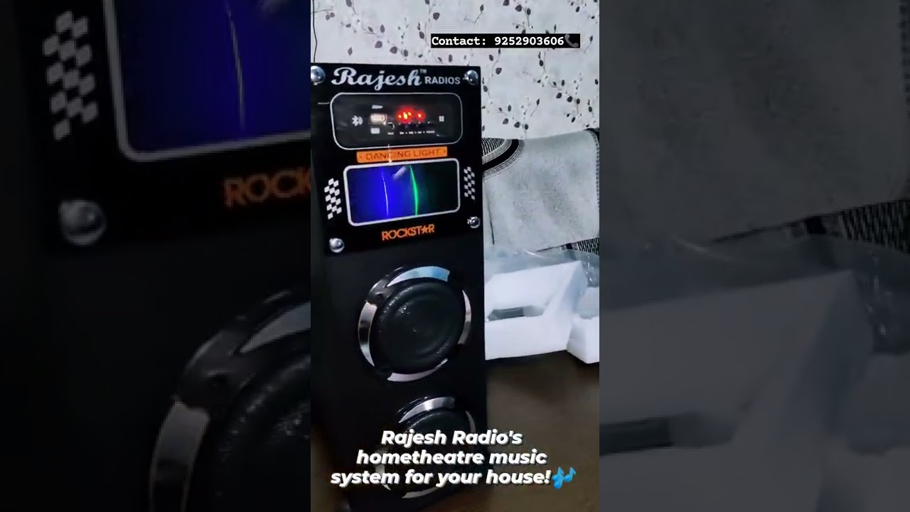 Rajesh Radios(Kota) mob.no.9252903606 "Rajesh Radios Hometheatre music system"🎶