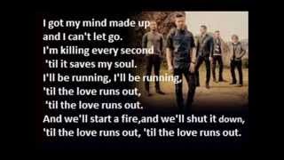 Video thumbnail of "til the love runs out (One Republic)"