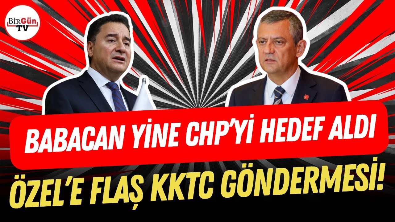 Ali Babacan yine CHP’yi hedef aldı: “BİZ KIBRIS’TA BİR GARANTÖR ÜLKEYİZ!”