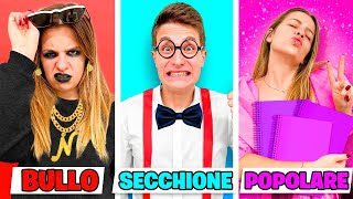 3 TIPI DI AMICI A SCUOLA! *BULLO vs SECCHIONE vs POPOLARE*