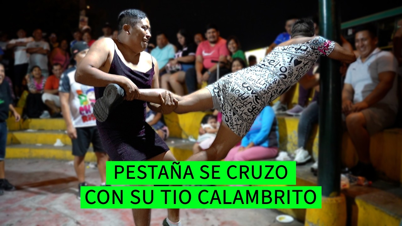 Pestaña se cruzo con su tio calambre