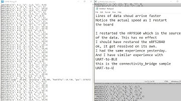 Thingy:91 connectivity bridge USB-UART sends large packets with long delay