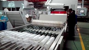 TQC 750 PP cup thermoforming machine with belt stacker