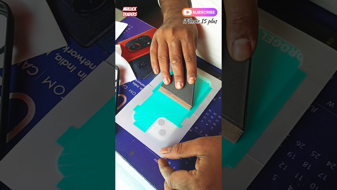 ￼🍎iPhone 15plus back skin membrane protector | mobile scratch protection guard 