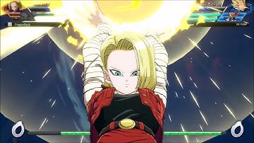 Dragon Ball Fighterz Become Golden Frieza with Android 18 and 17 Combine