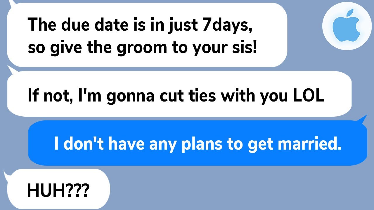 【Apple】My mom who dotes my sis, forced me to give up my groom on my wedding day, but then…