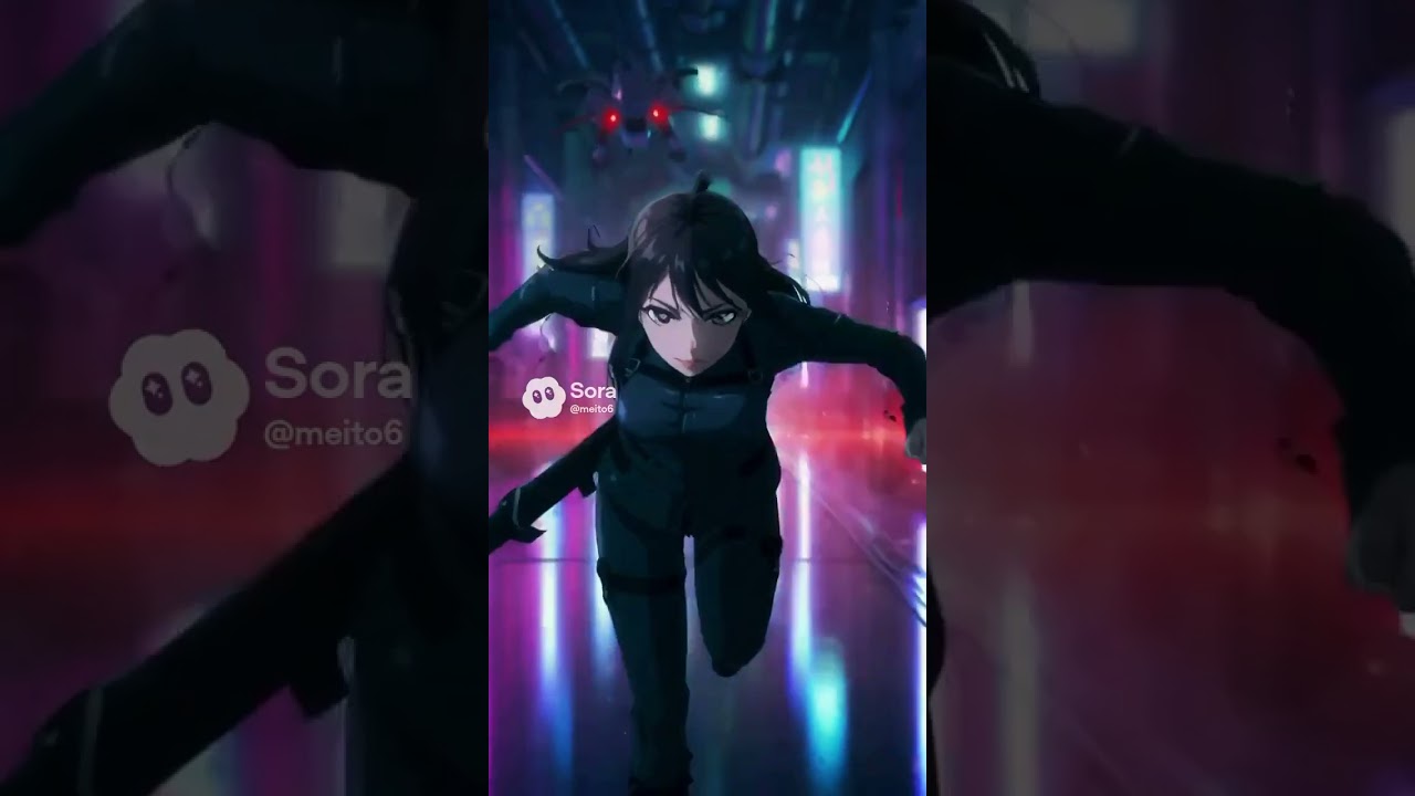 【AIアニメ】NEON STRIKE｜回避と反撃2 